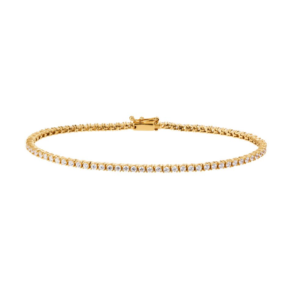 Diamantarmband i 18K guld