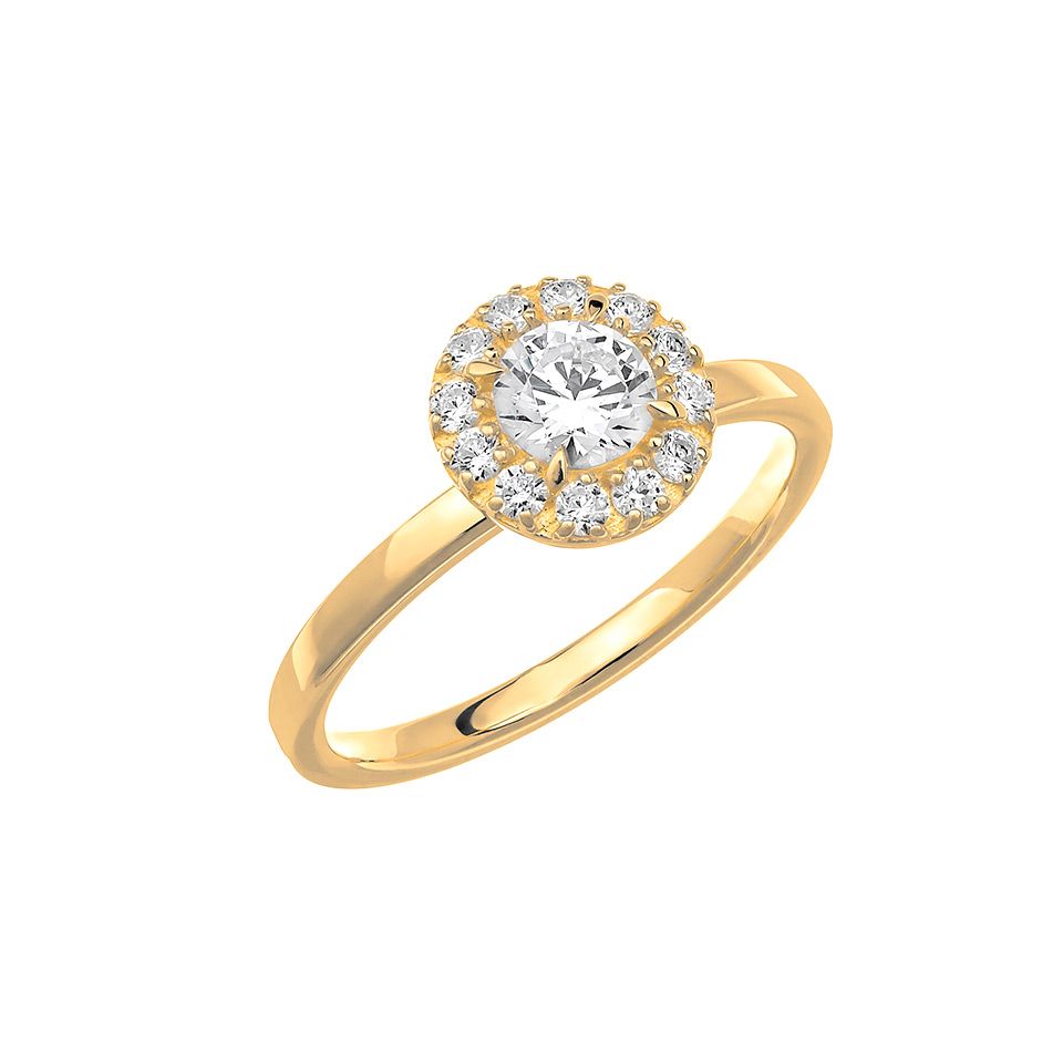 Diamantring i 18K guld, 64