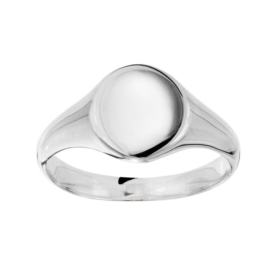 Ring i &auml;kta silver, 19.0