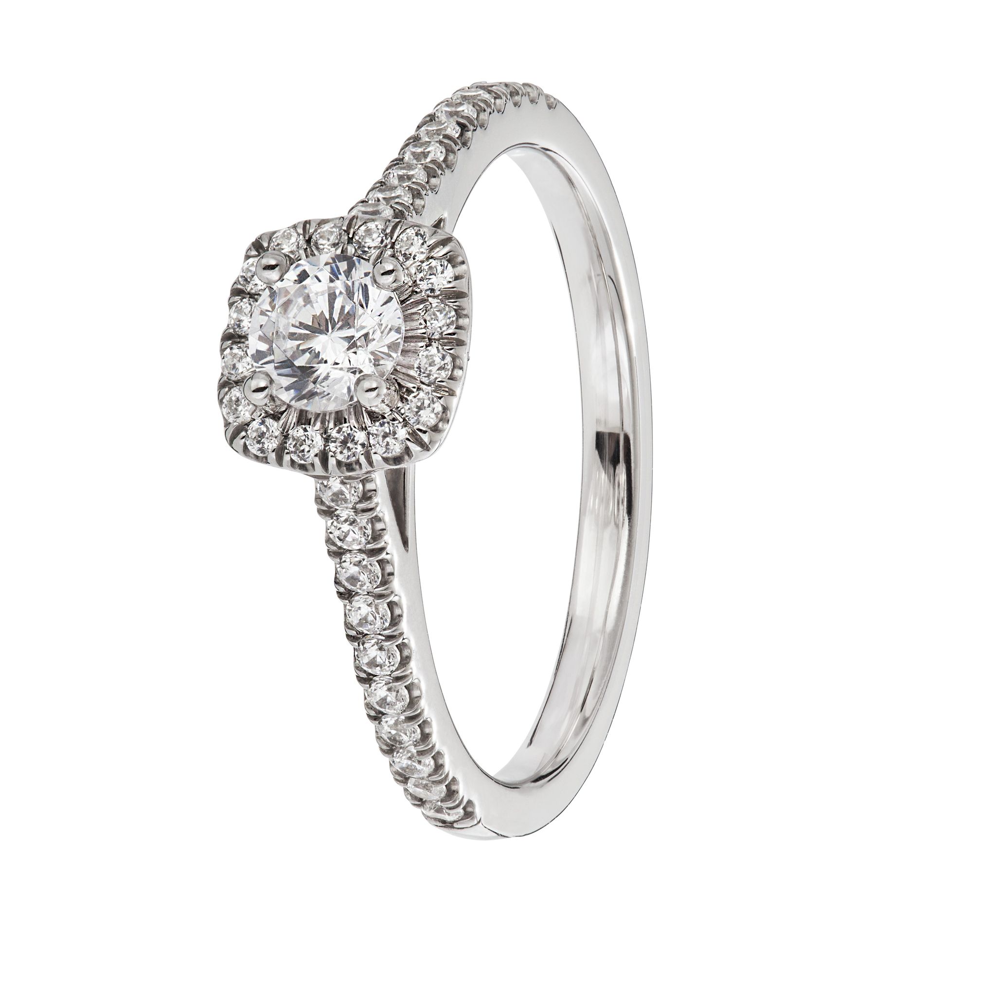 Diamantring Bilbao 0,52 ct, 17.0