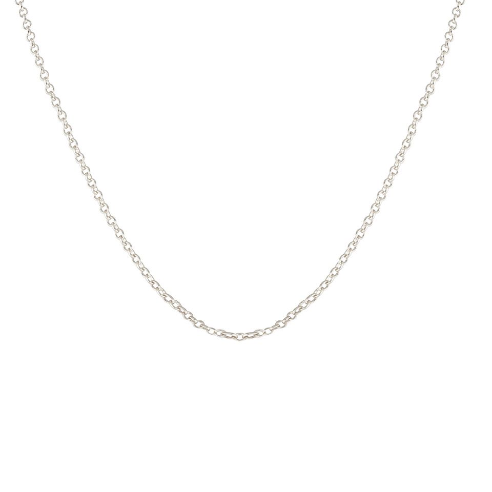 Halsband Beloved i &auml;kta silver