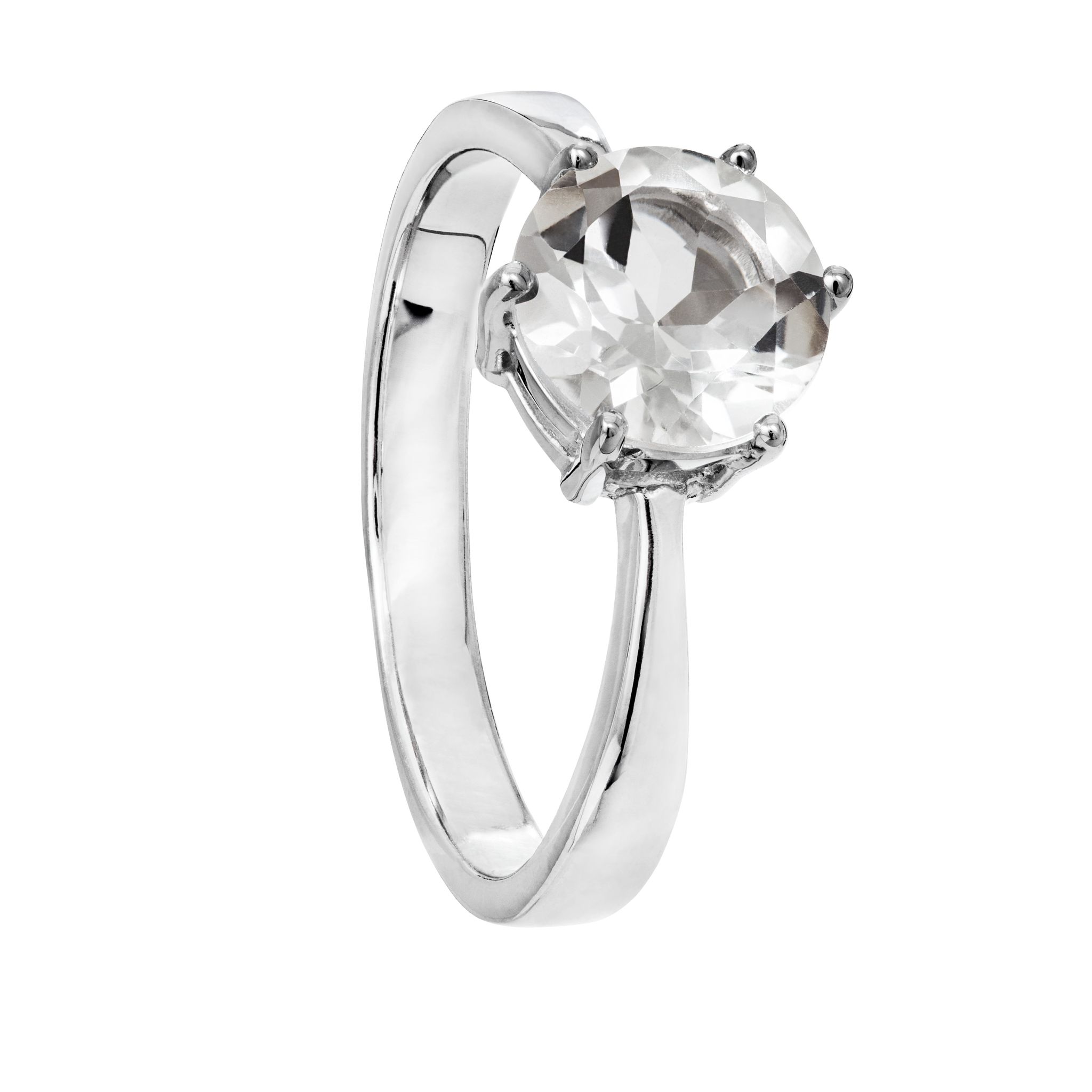 Ring i &auml;kta silver, 18.0