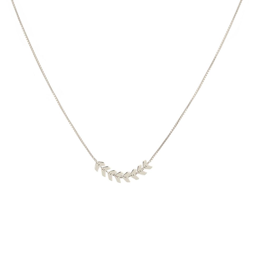 Halsband i återvunnet äkta silver 13694