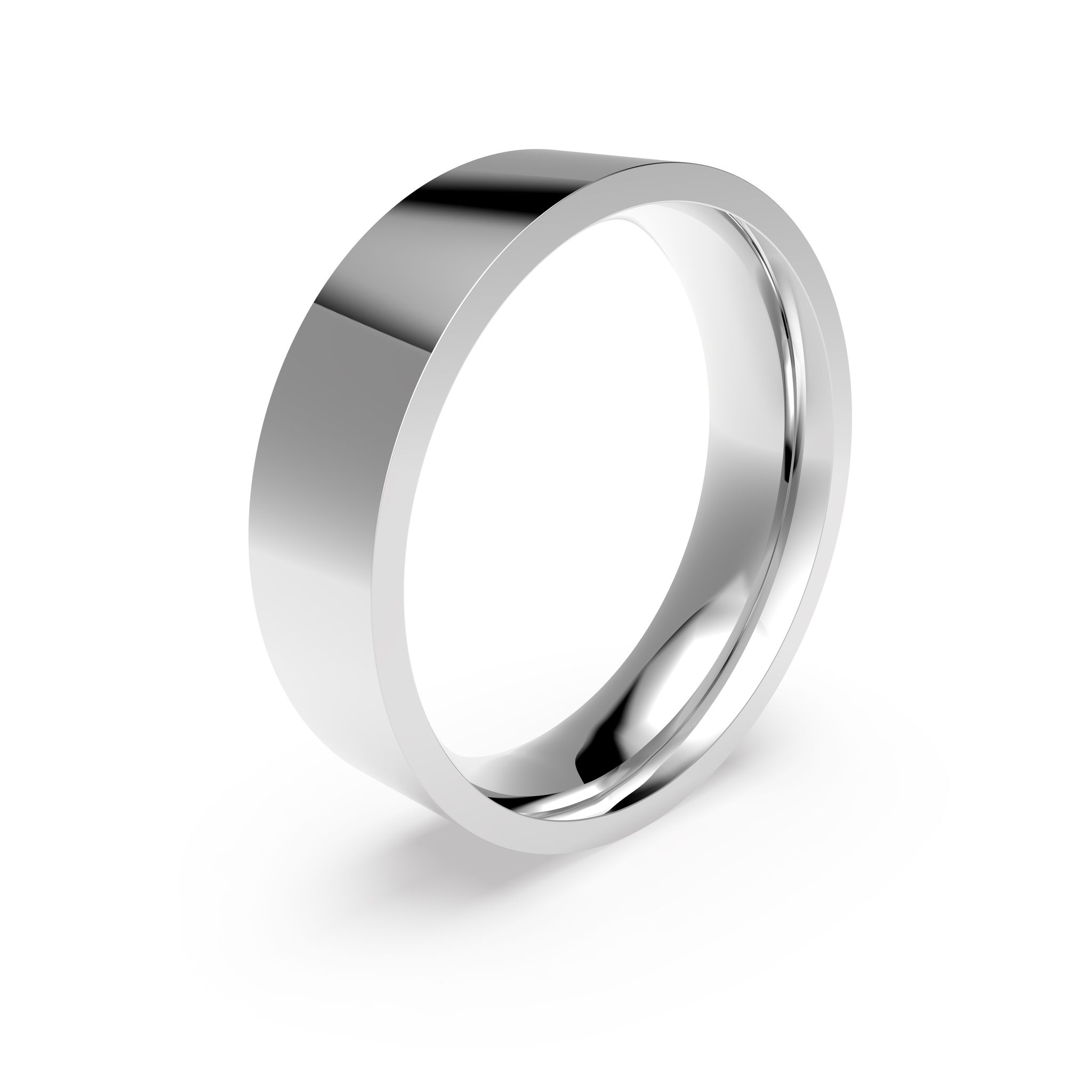 Förlovningsring i platina 6mm, 49