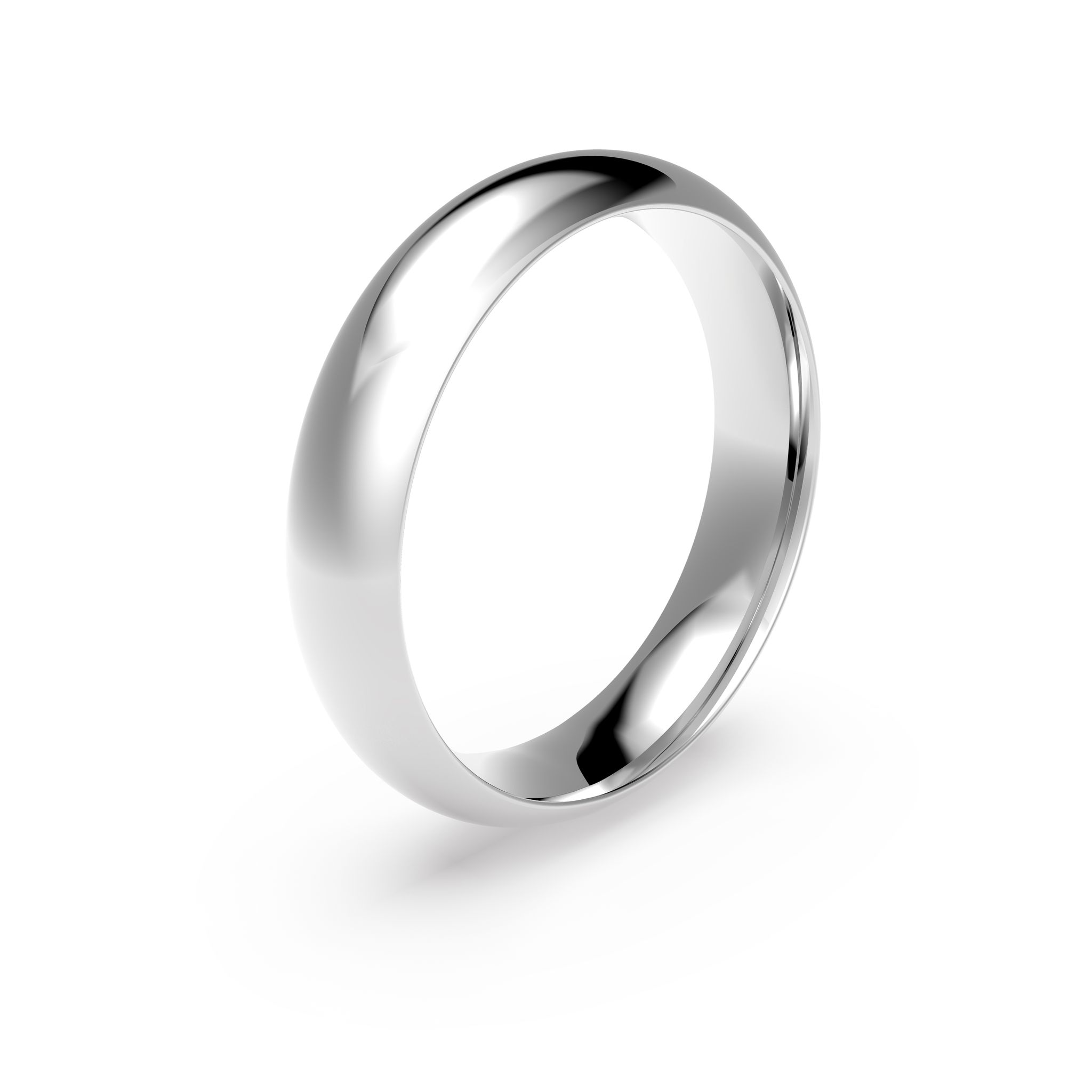 Förlovningsring i platina 5mm, 49