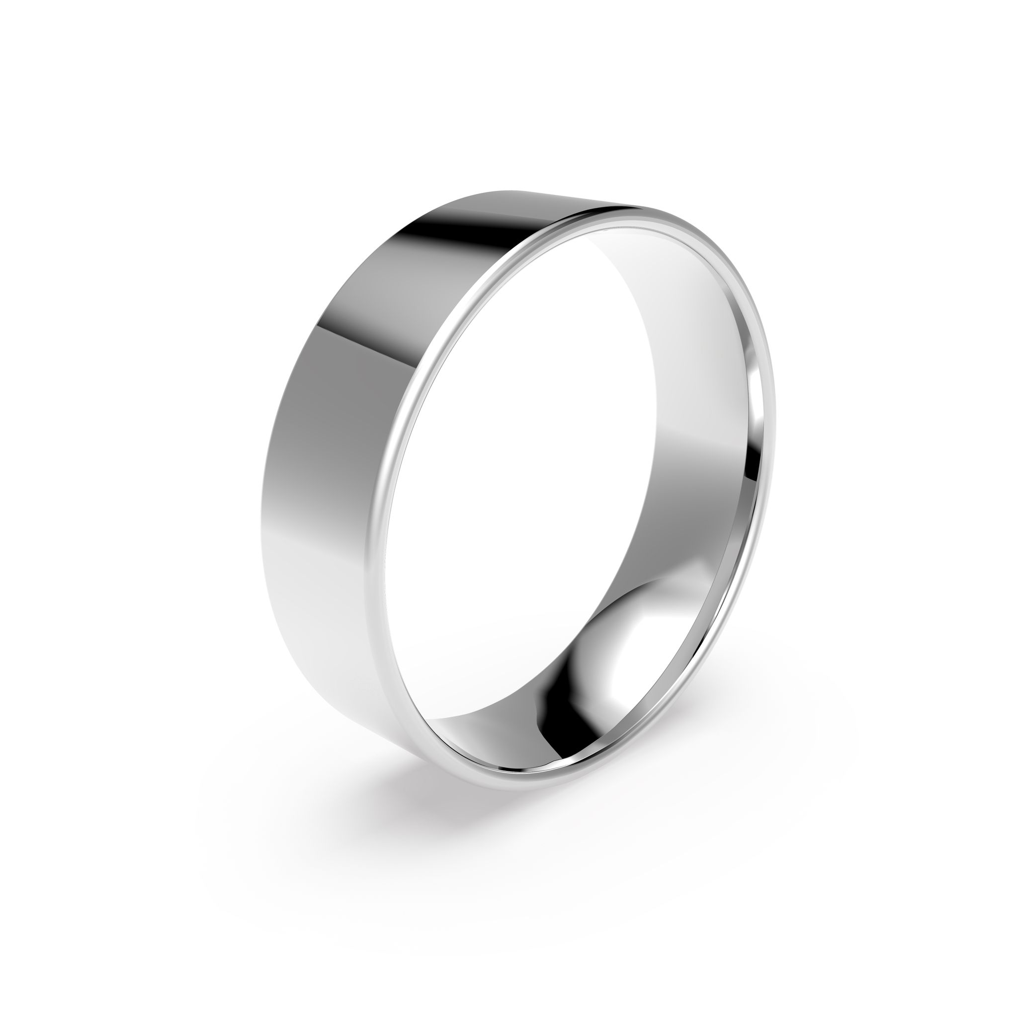 Förlovningsring i platina 6mm, 59 14294