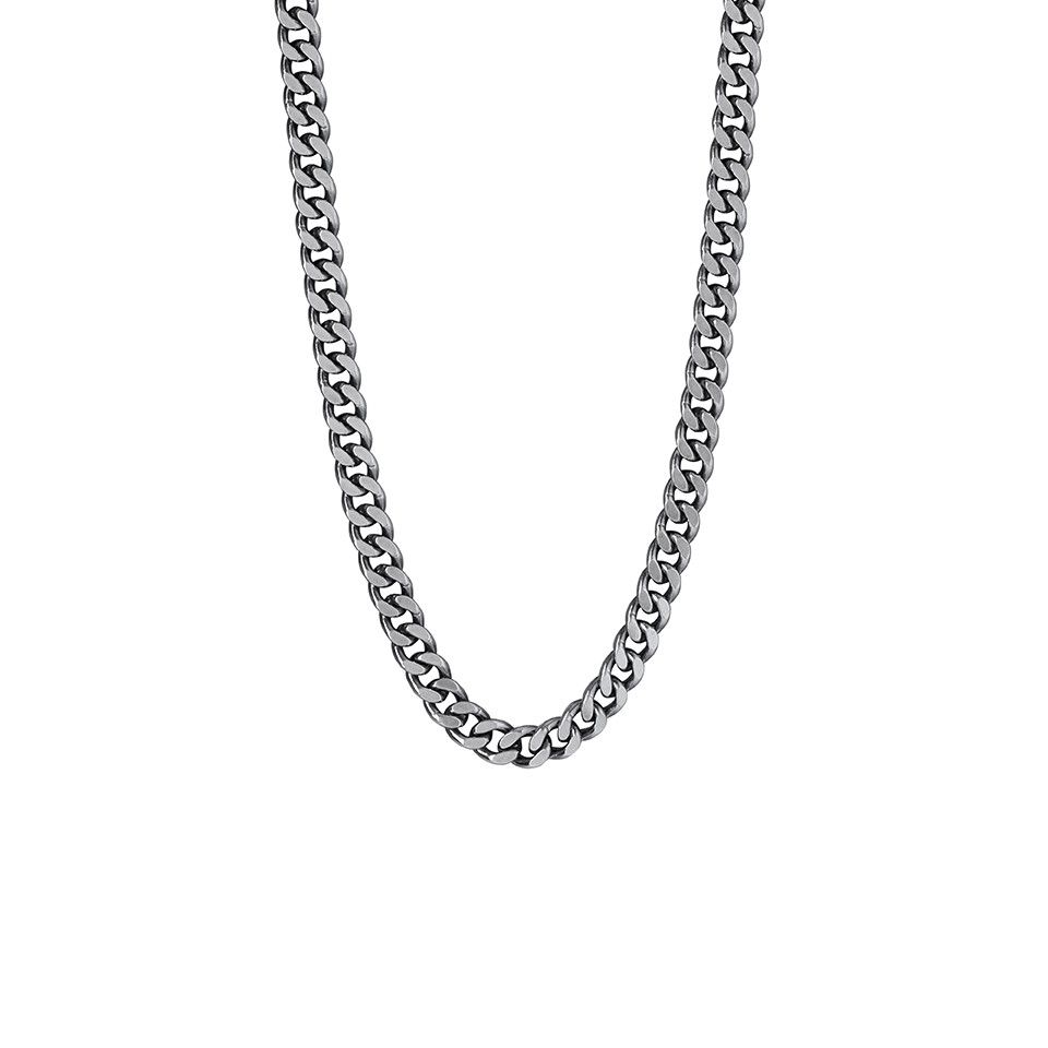 Kedja i &auml;kta silver