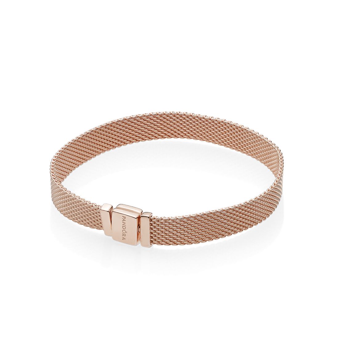 Roséförgyllt armband Reflexions 19 cm
