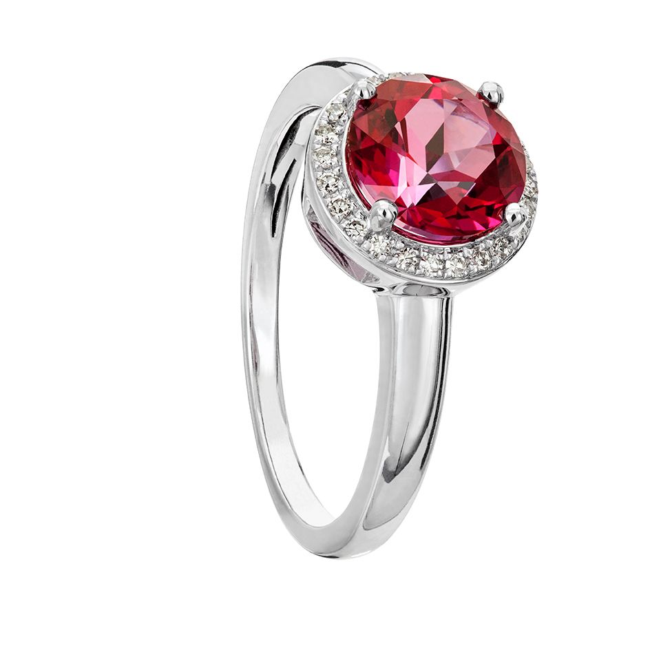 Diamantring i 18K guld, 16.0