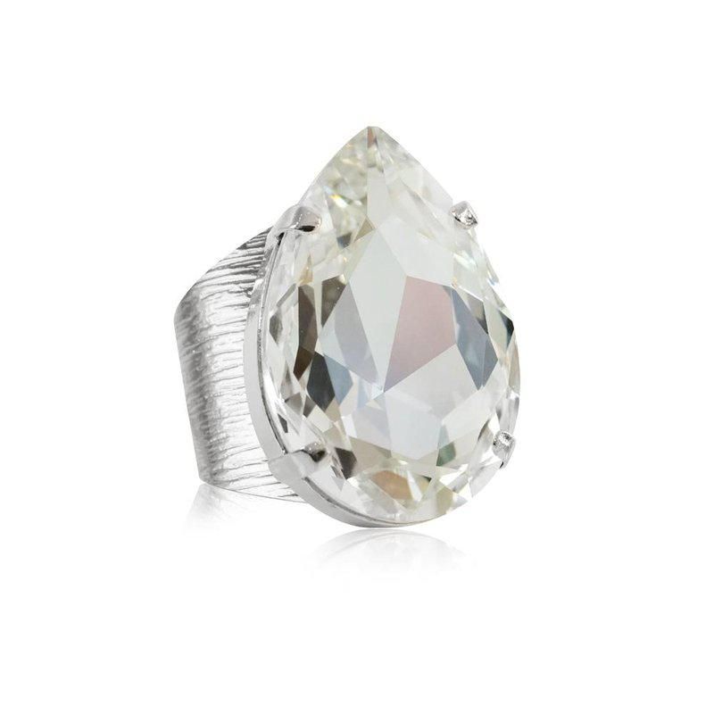 Ring med swarovskikristall