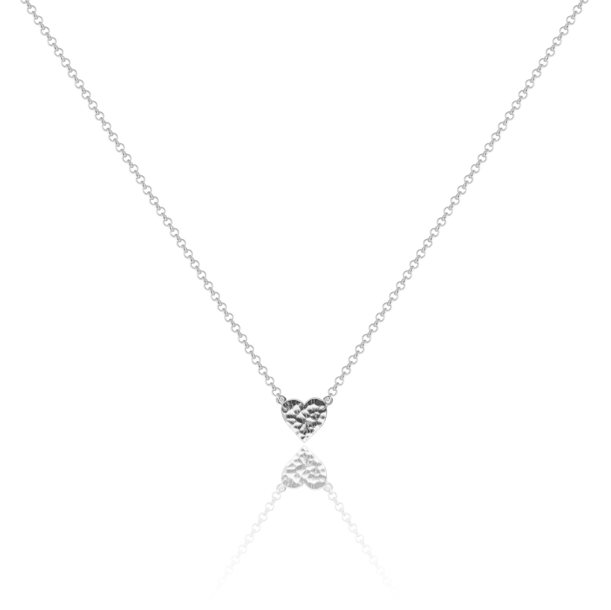 Halsband Wildheart i &auml;kta silver