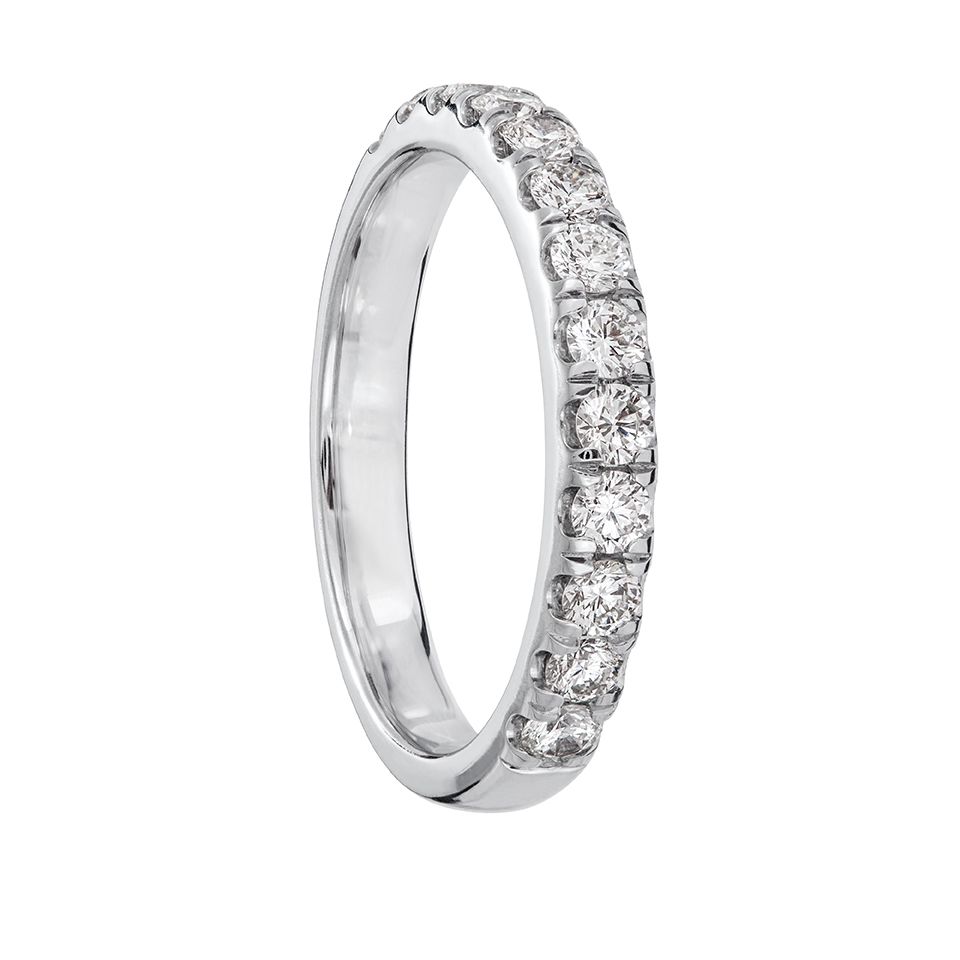 Diamantring i 18K guld, 18.5