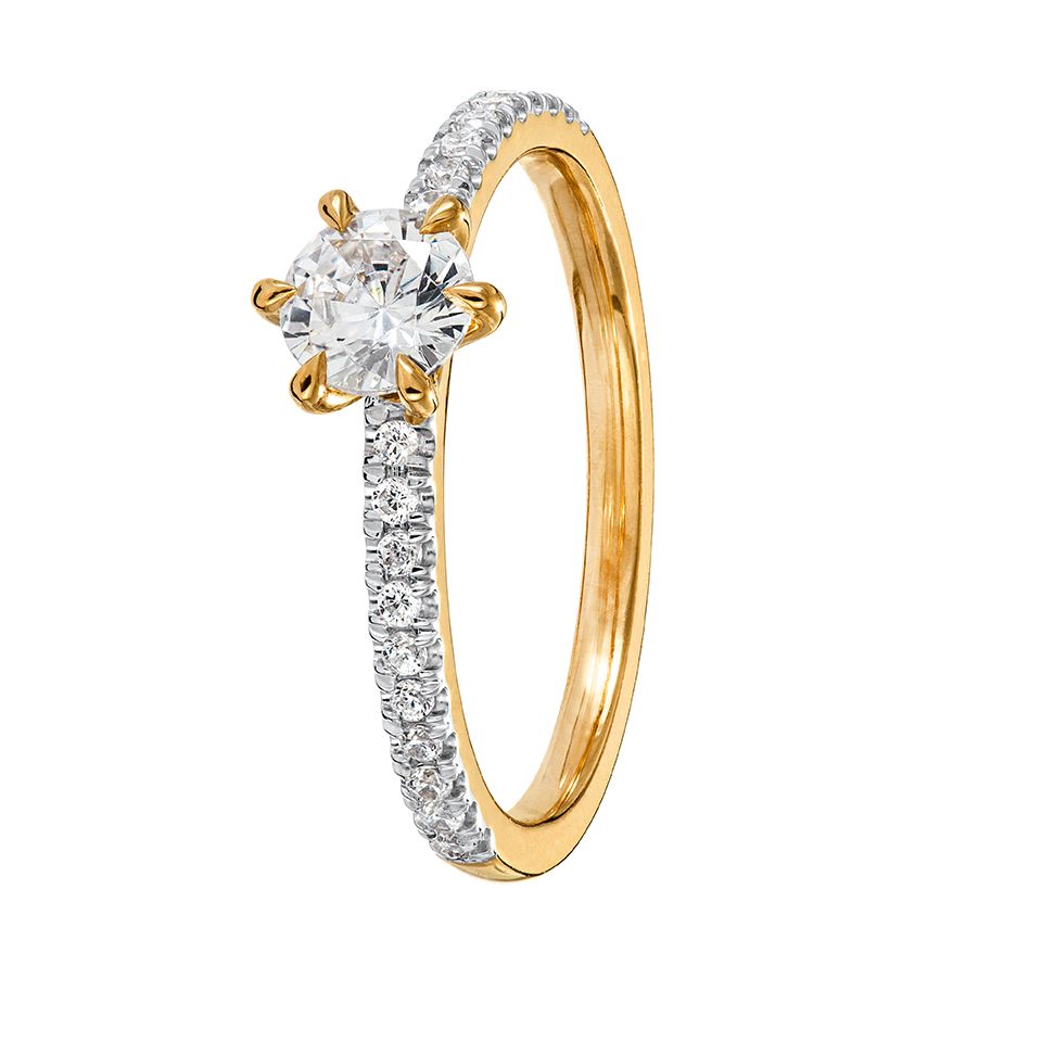 Diamantring Stockholm 0,65 ct, 18.5