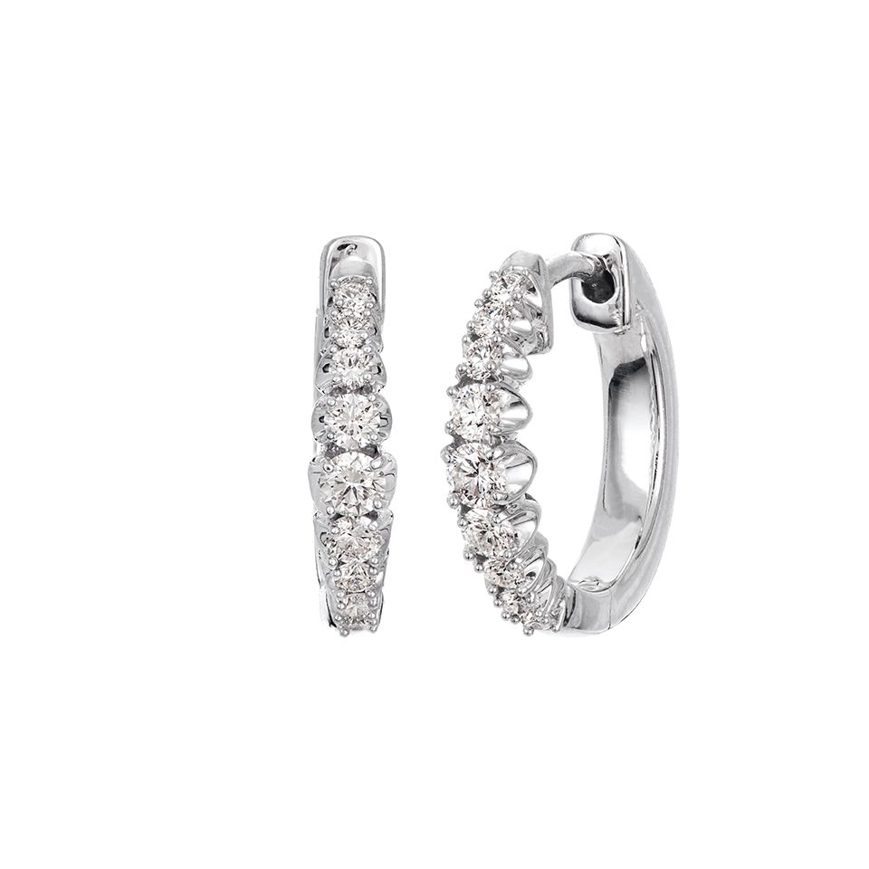 Diamant&ouml;rh&auml;ngen i 18K guld