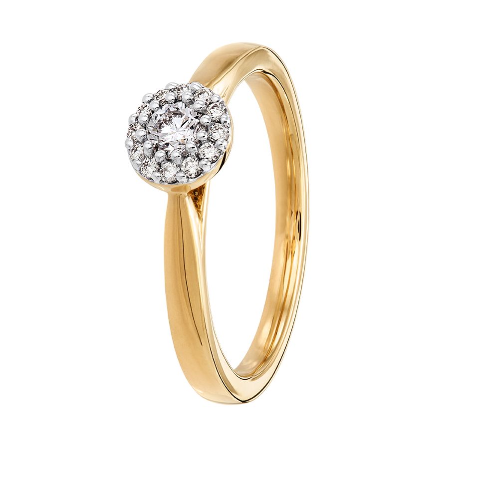 Diamantring Prague 0,24 ct, 15.0