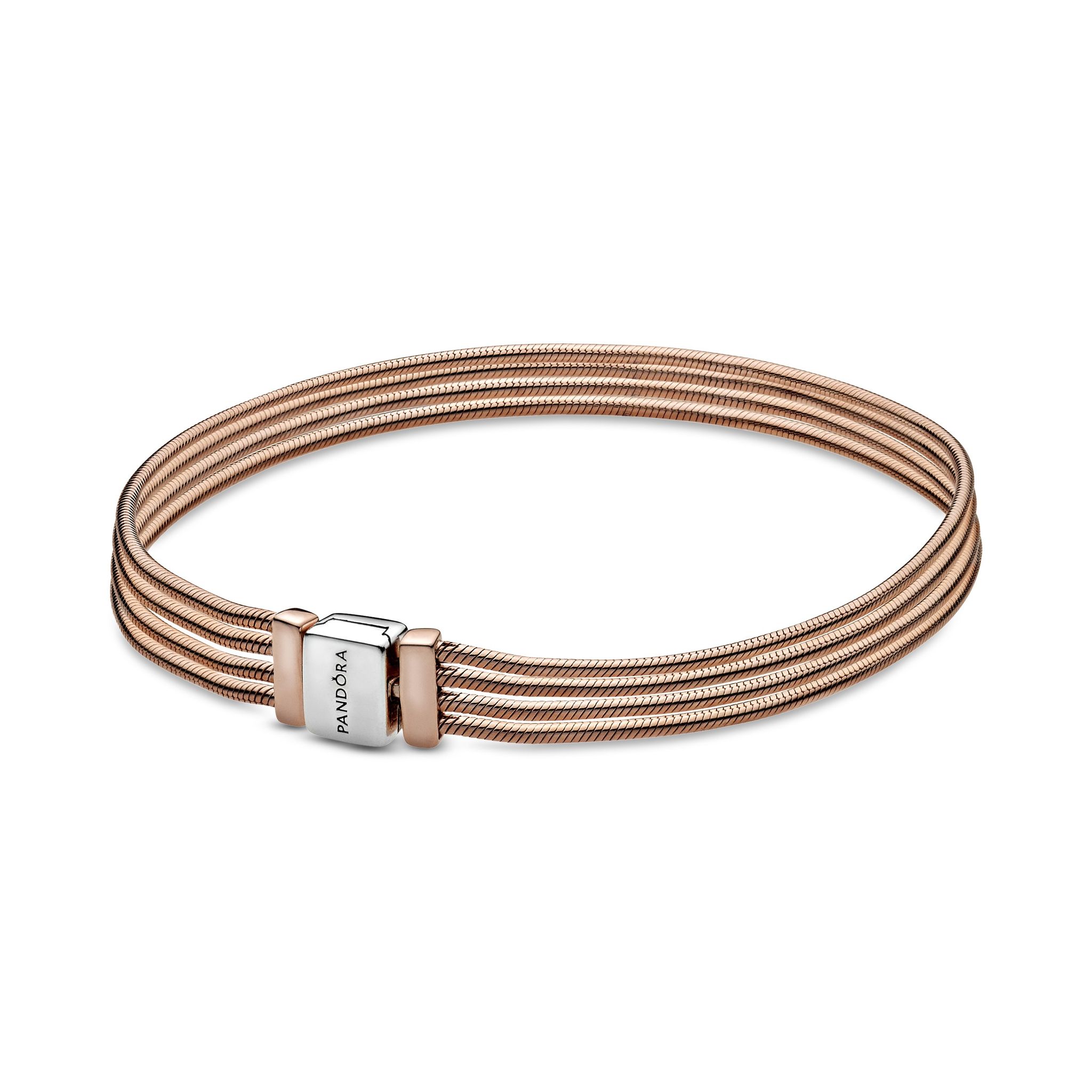 Roséförgyllt armband Reflexions 19 cm 15567