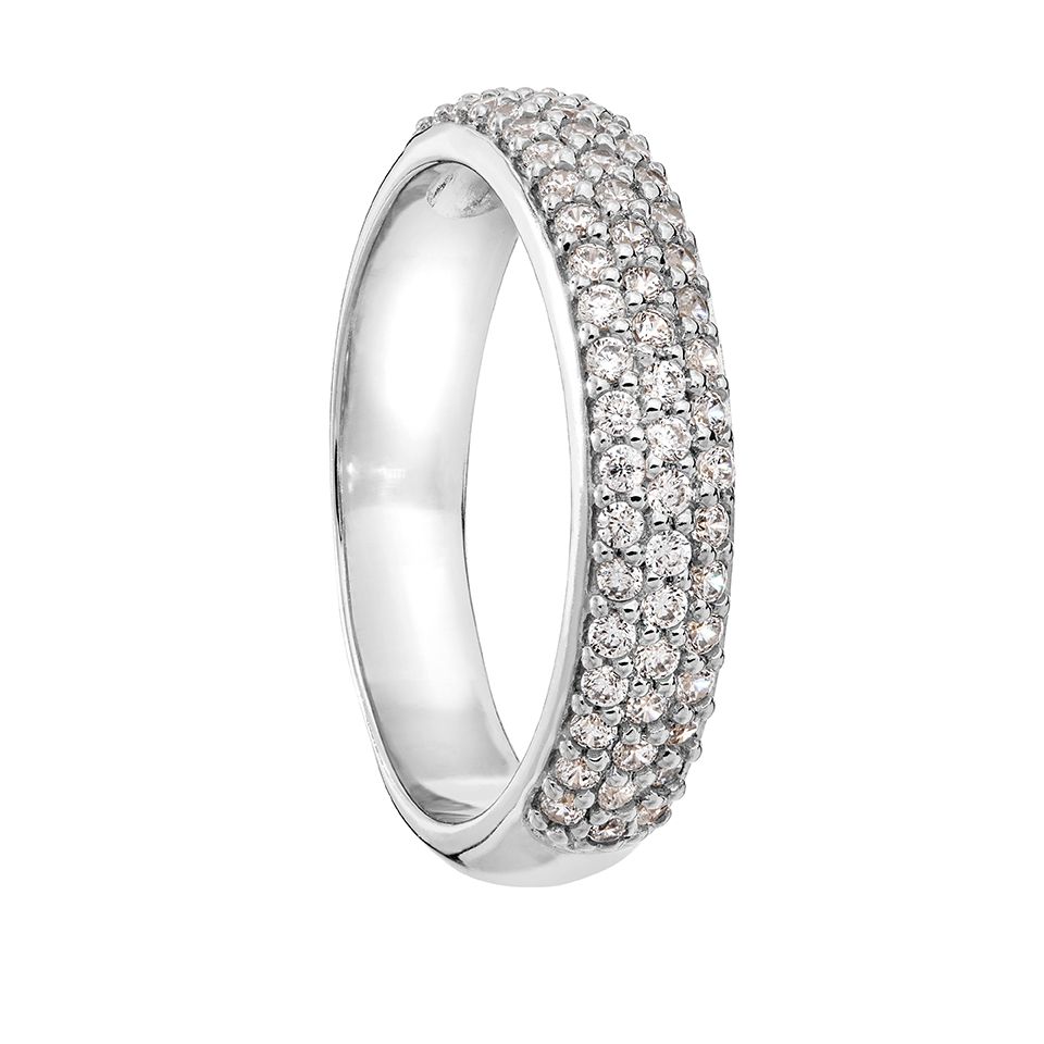 Ring i &auml;kta silver, 16.0