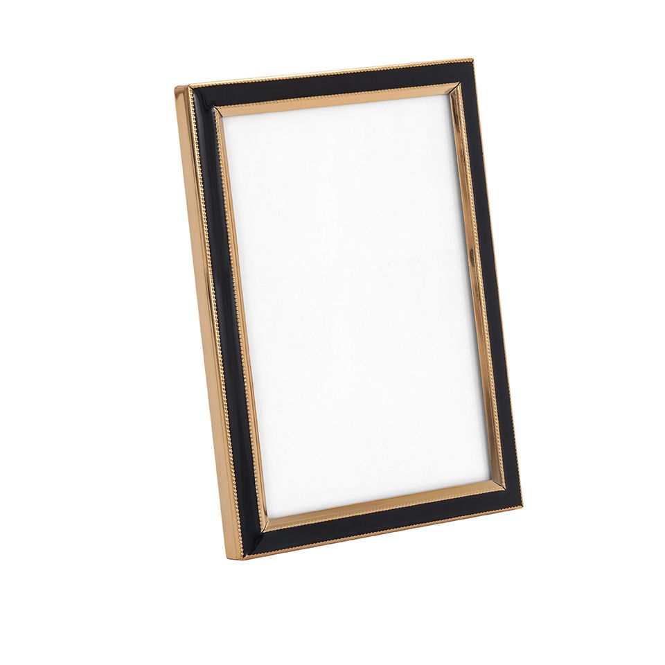 Fotoram svart gulddetaljer 13x18
