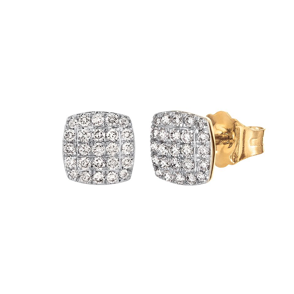 Diamantörhänge i 18K guld