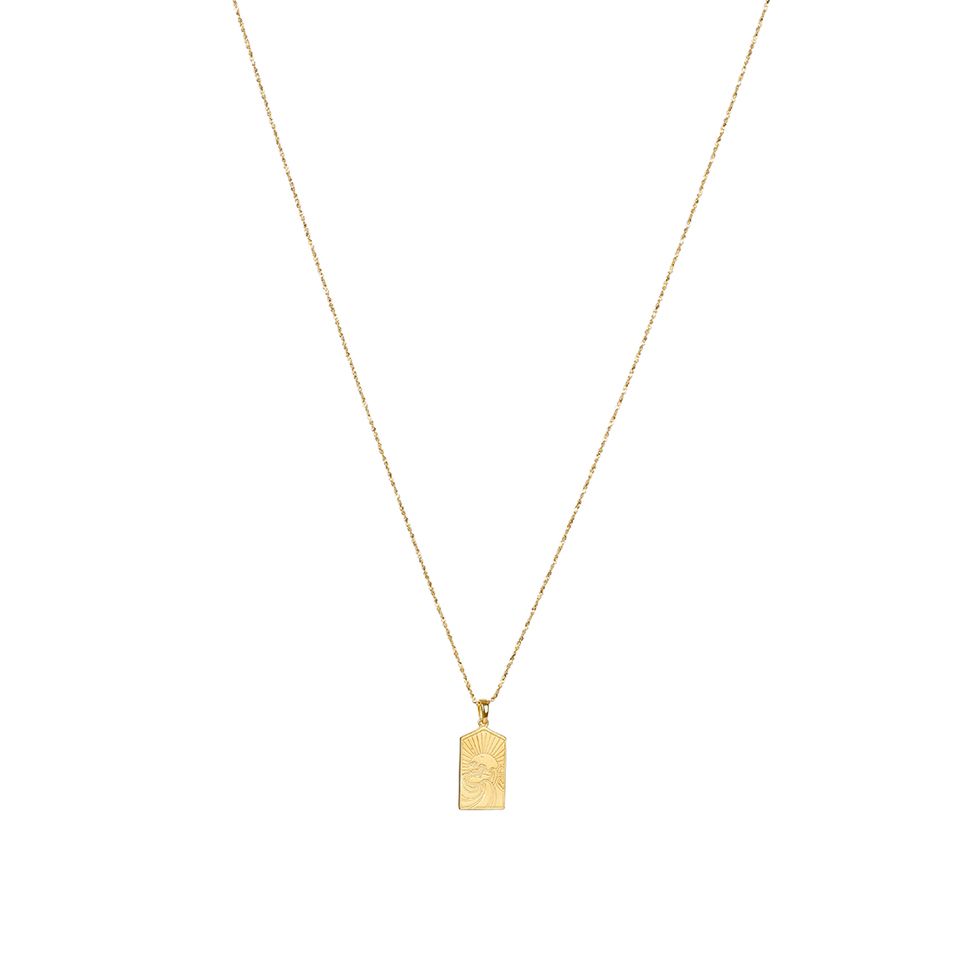 Halsband i &auml;kta silver