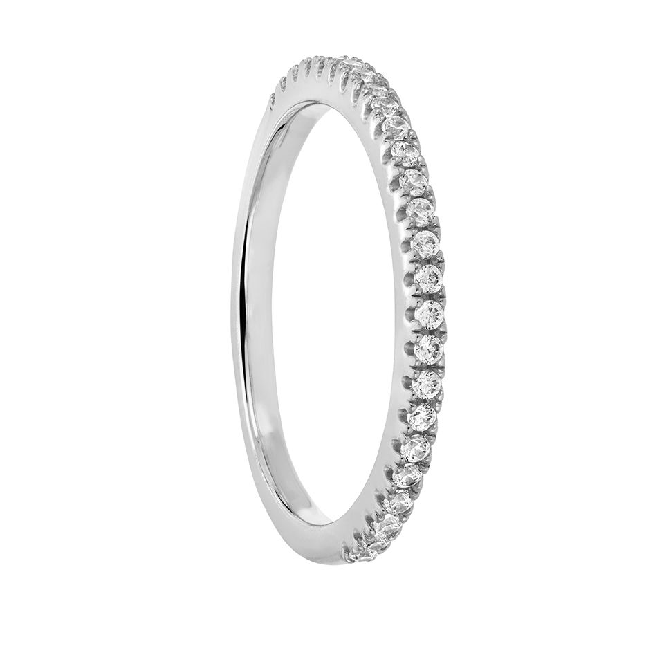 Ring i &auml;kta silver, 17.0