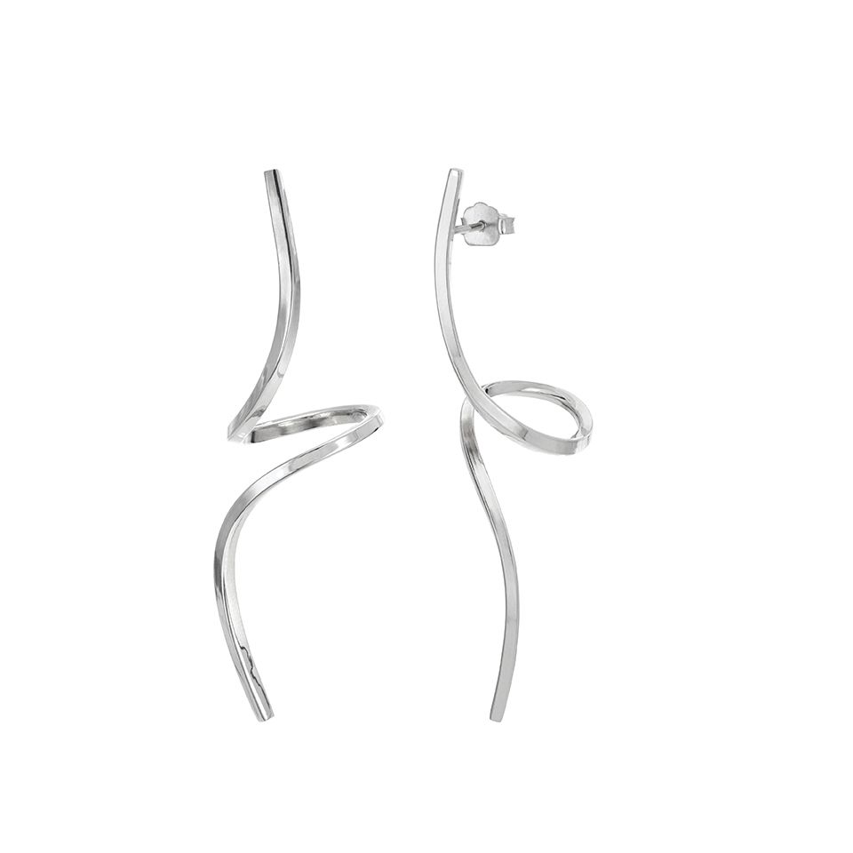 Örhängen i äkta silver- Virvel 16670