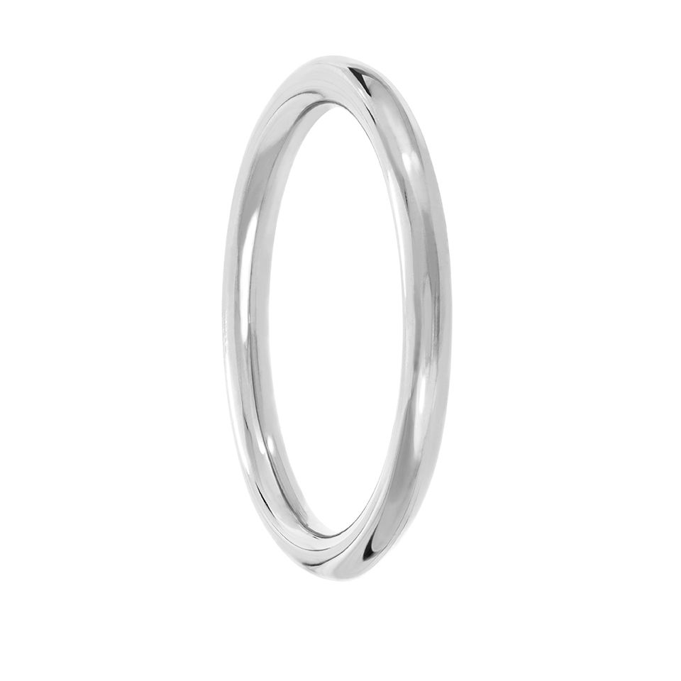 Ring i &auml;kta silver, 16.0