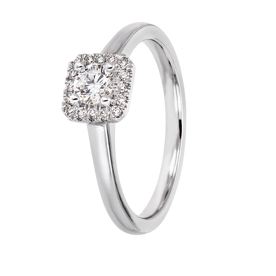 Diamantring Miami 0,34 ct, 15.0