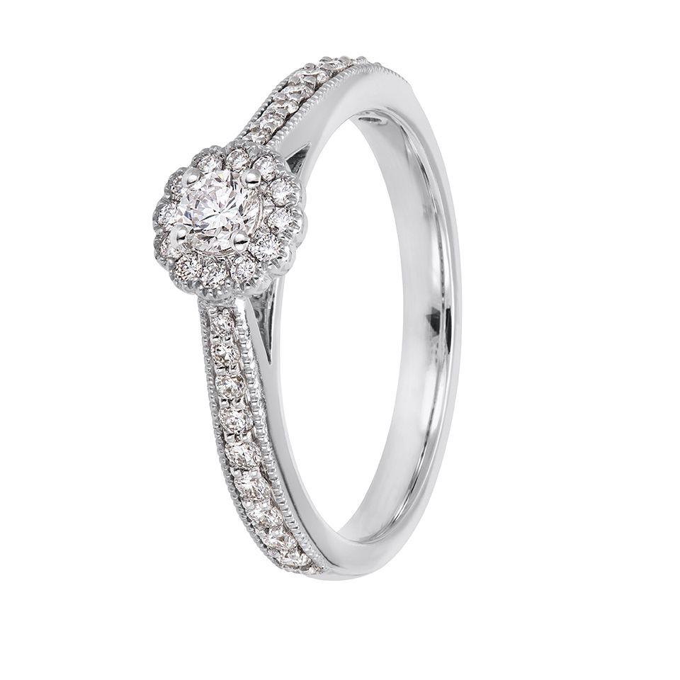 Diamantring Amsterdam 0,42 ct, 15.0