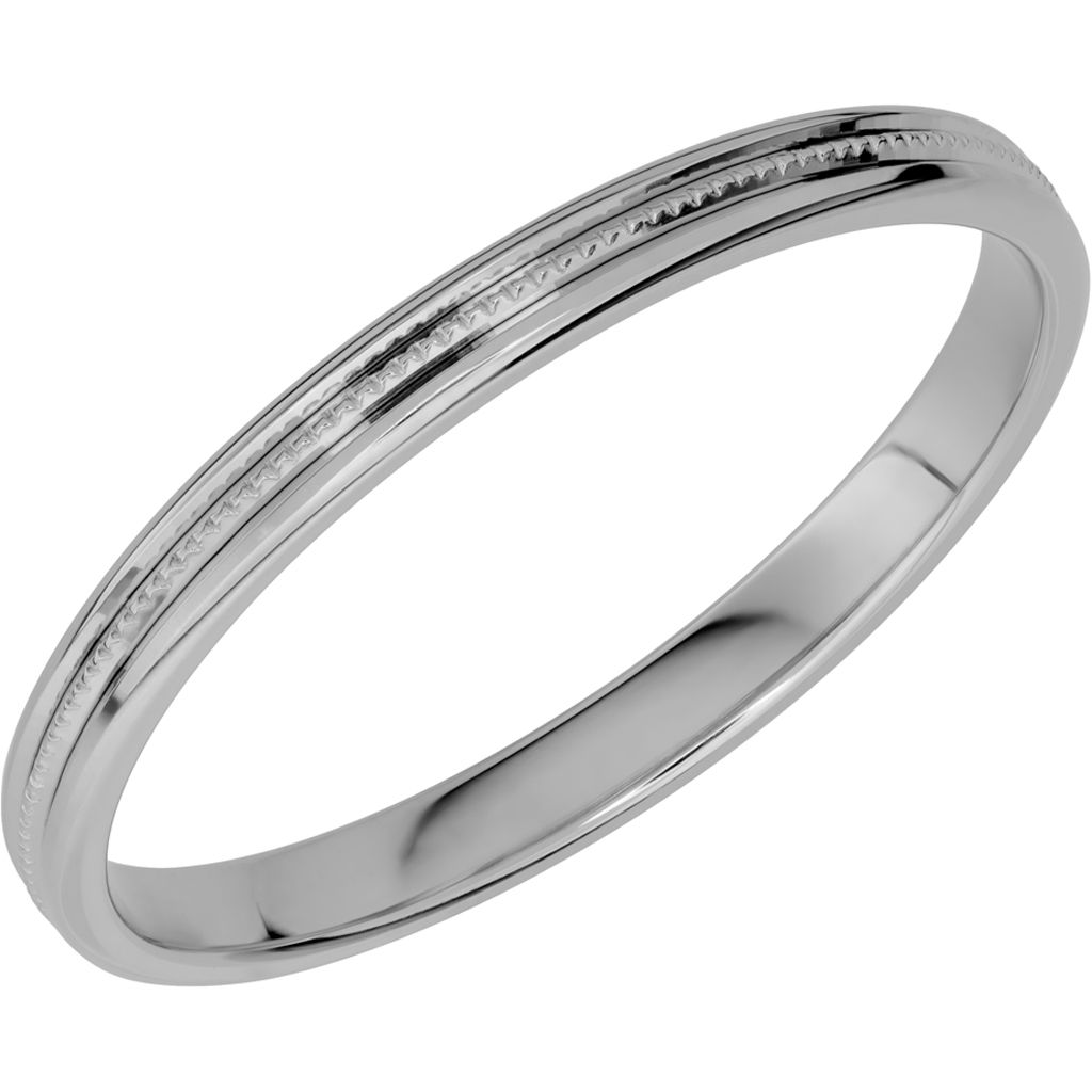 Förlovningsring i Palladium 2mm, 44