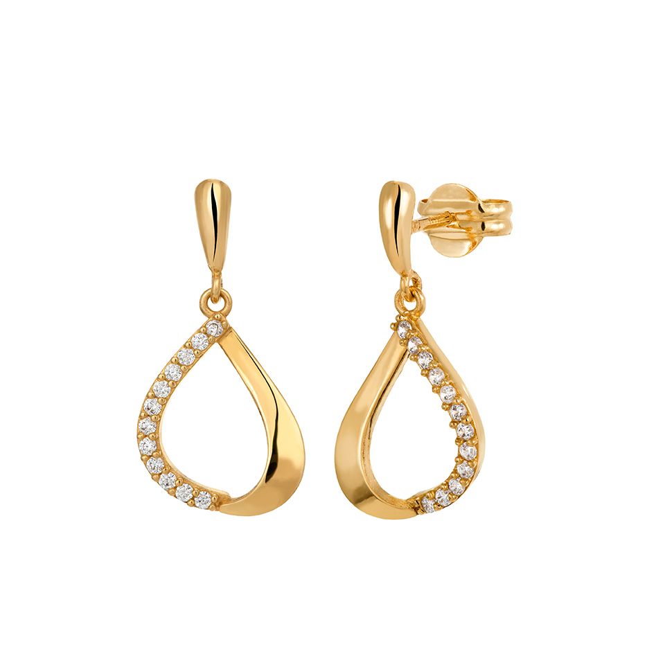 Örhängen i 18K guld 17387