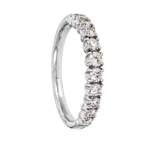 Diamantring i 18K guld, 19.0