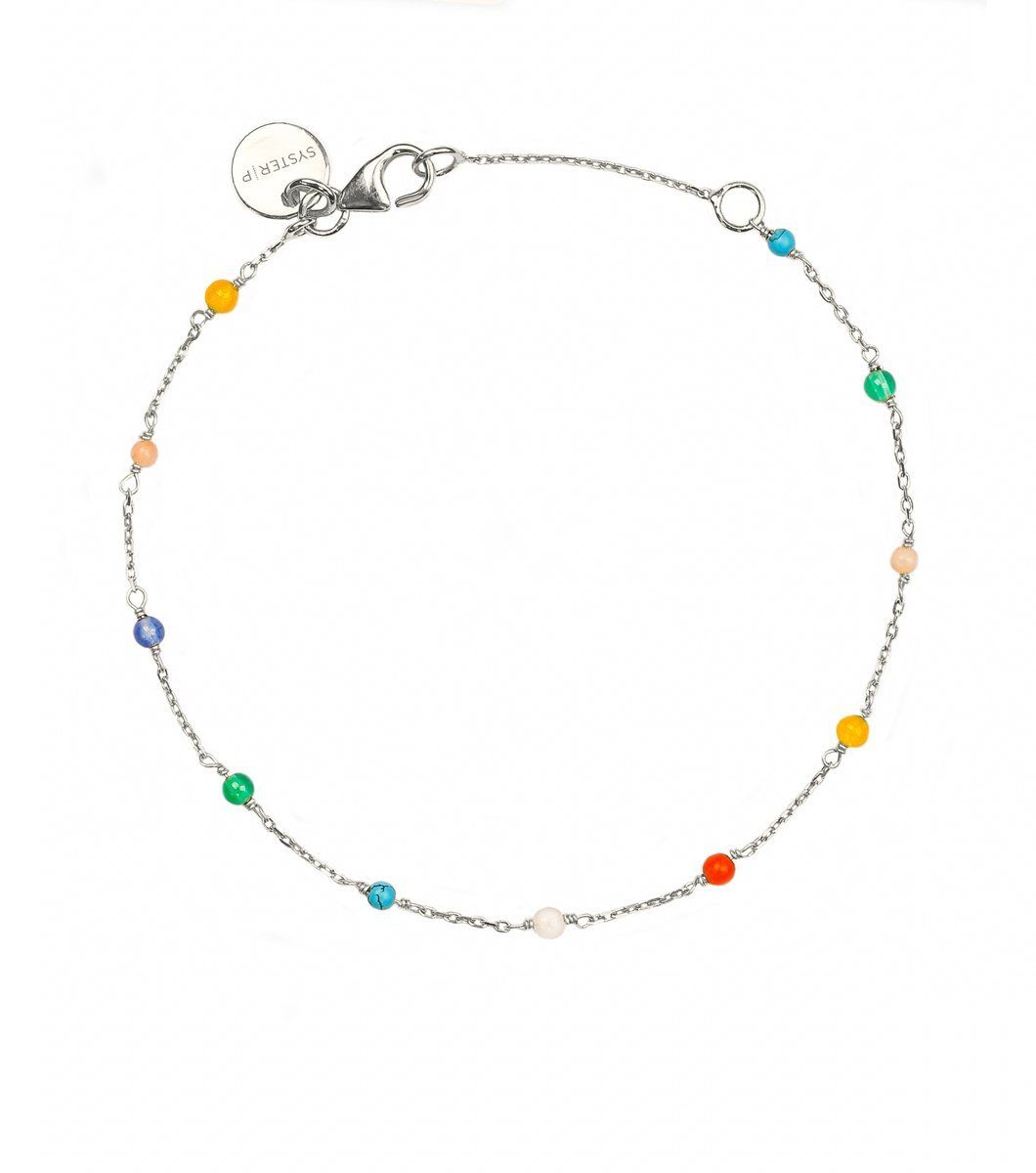 Armband Santa Monica i &auml;kta silver