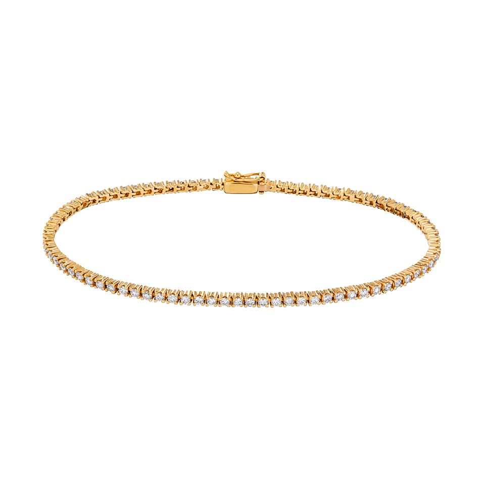 Diamantarmband i 18K guld