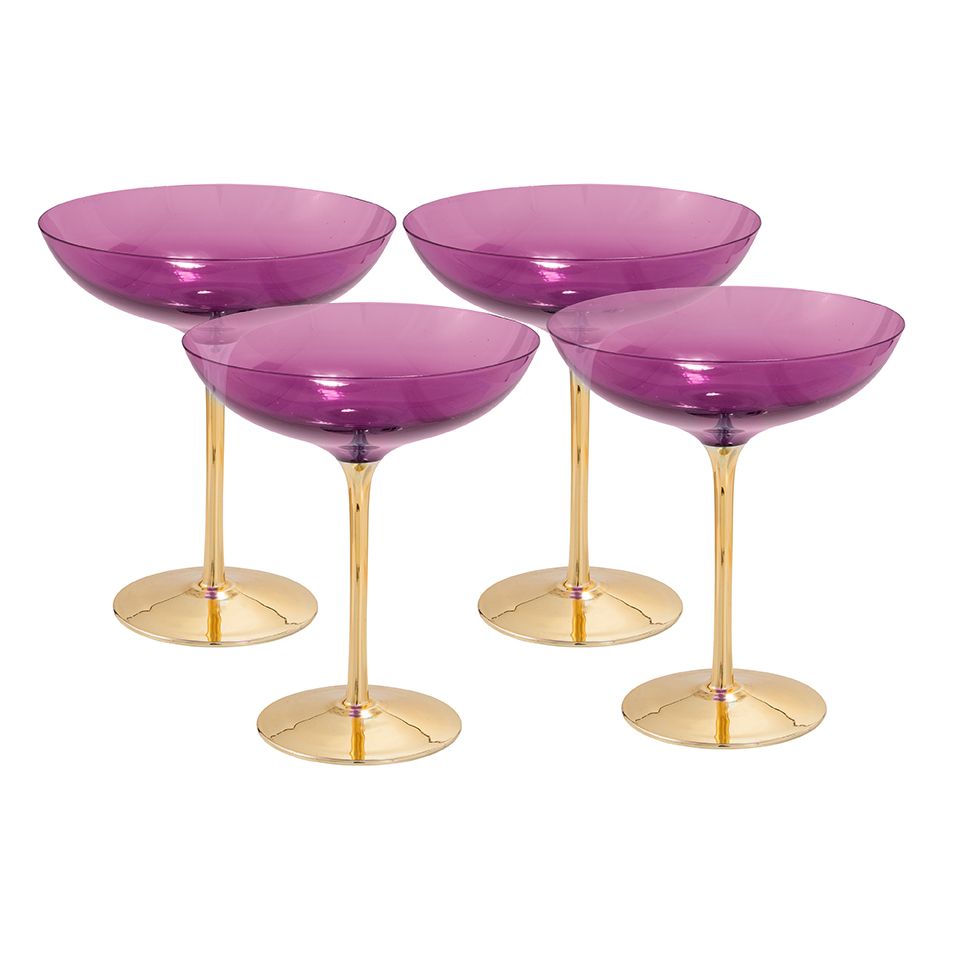 Champagne coupe 4-p