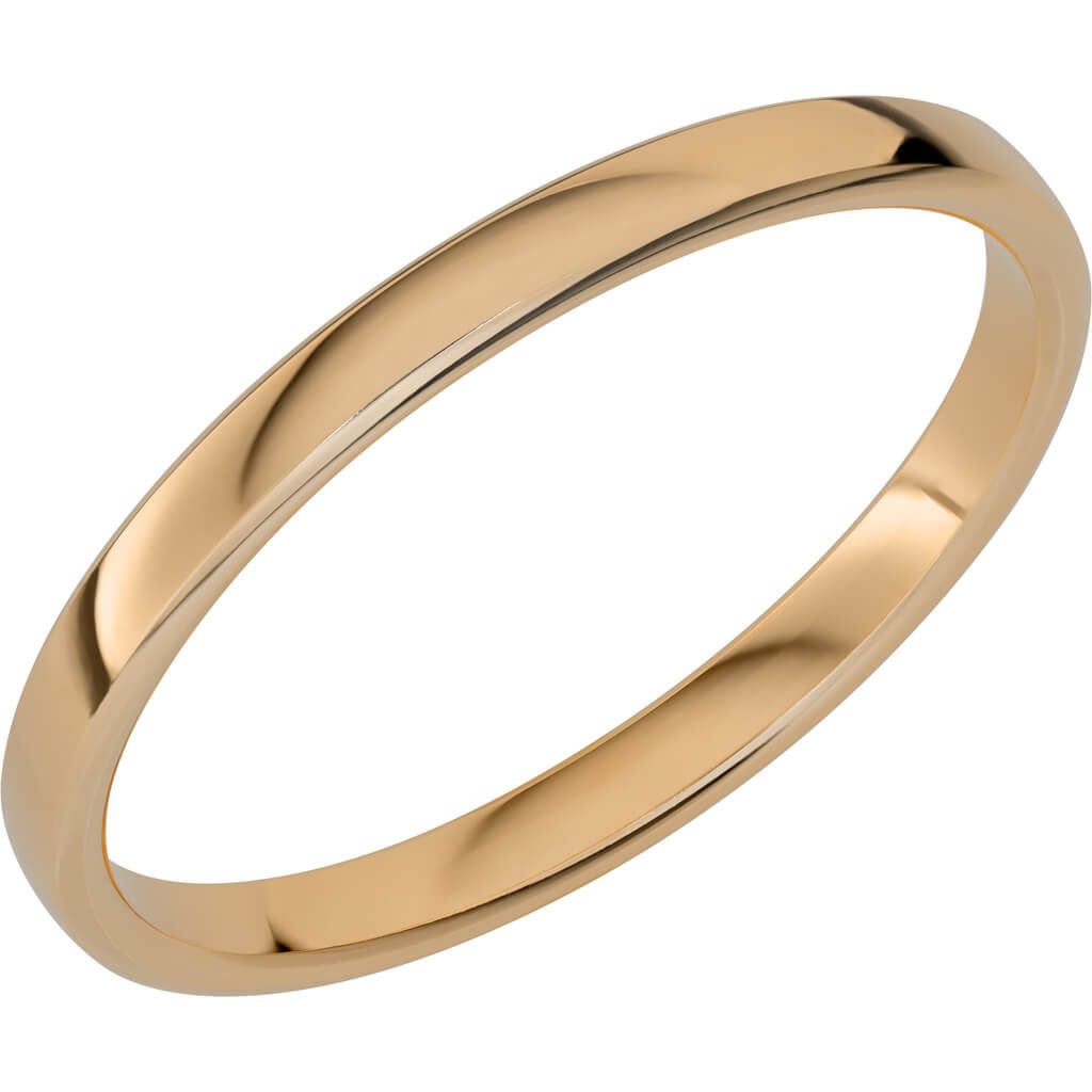 Förlovningsring i 18K guld 2mm, 44
