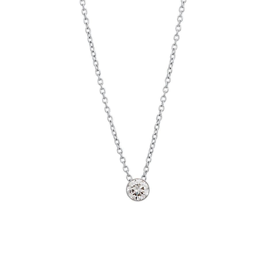 Diamanthalsband i 18K guld