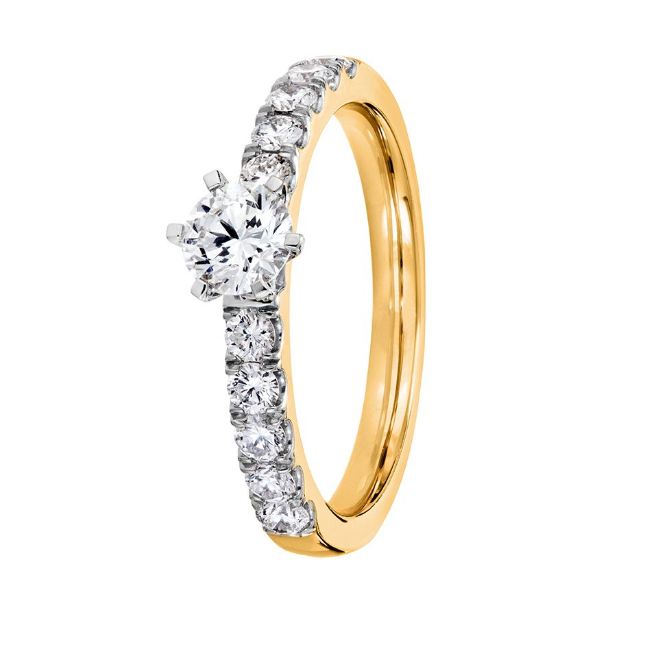 Diamantring Cannes 0,80 ct, 16.0
