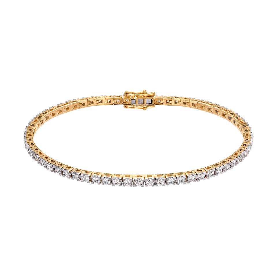 Diamantarmband i 18K guld