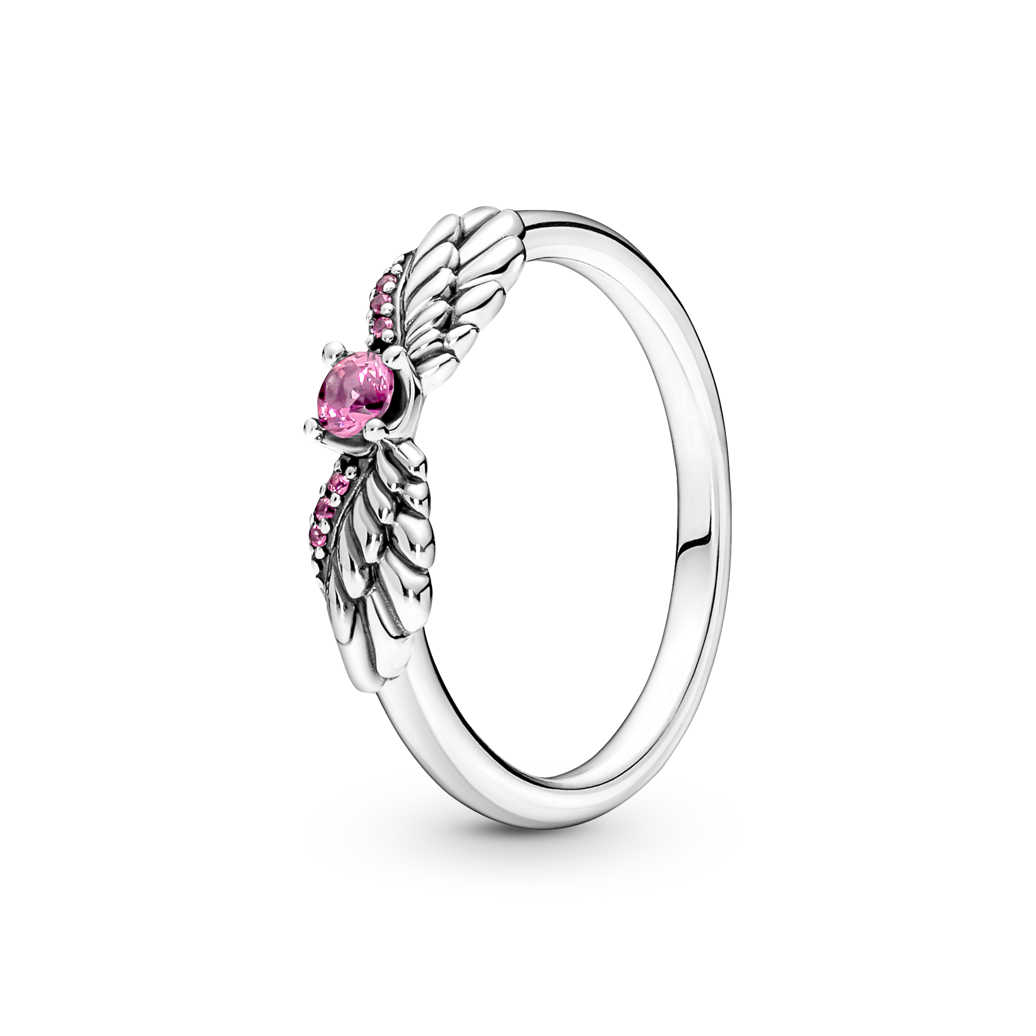 Ring i äkta silver med änglavingar, 18.0 17566