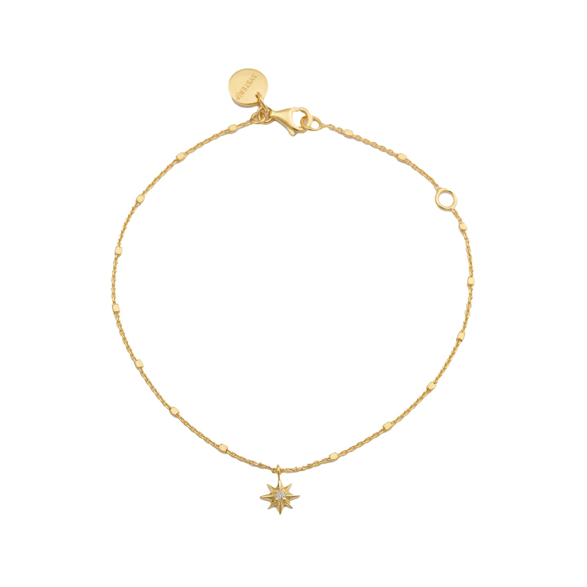 Armband North Star i &aring;tervunnet &auml;kta silver