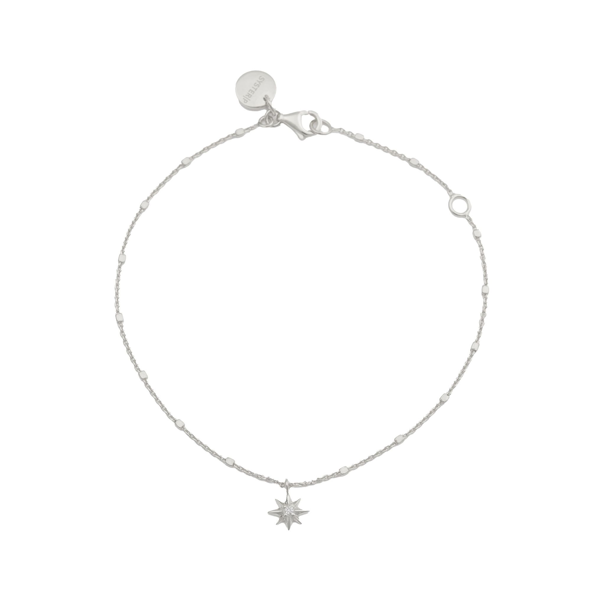 Armband North Star i &aring;tervunnet &auml;kta silver