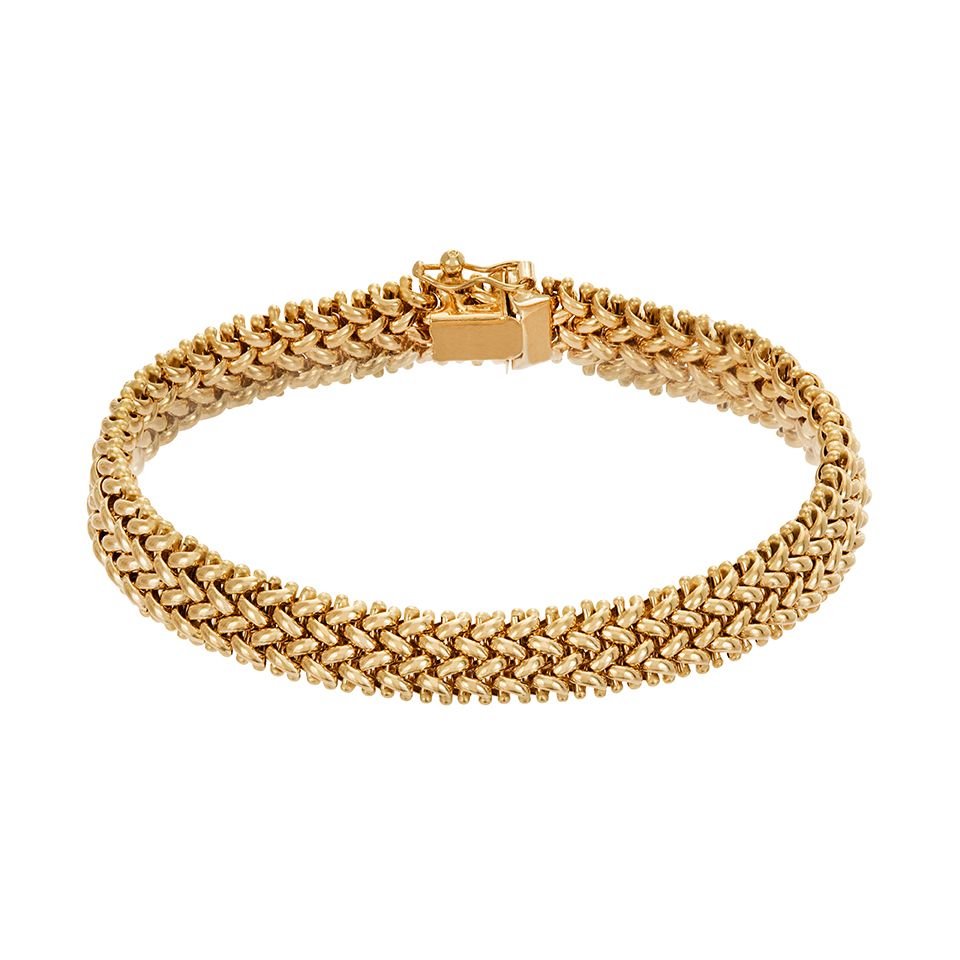 Armband i 18K guld 19cm