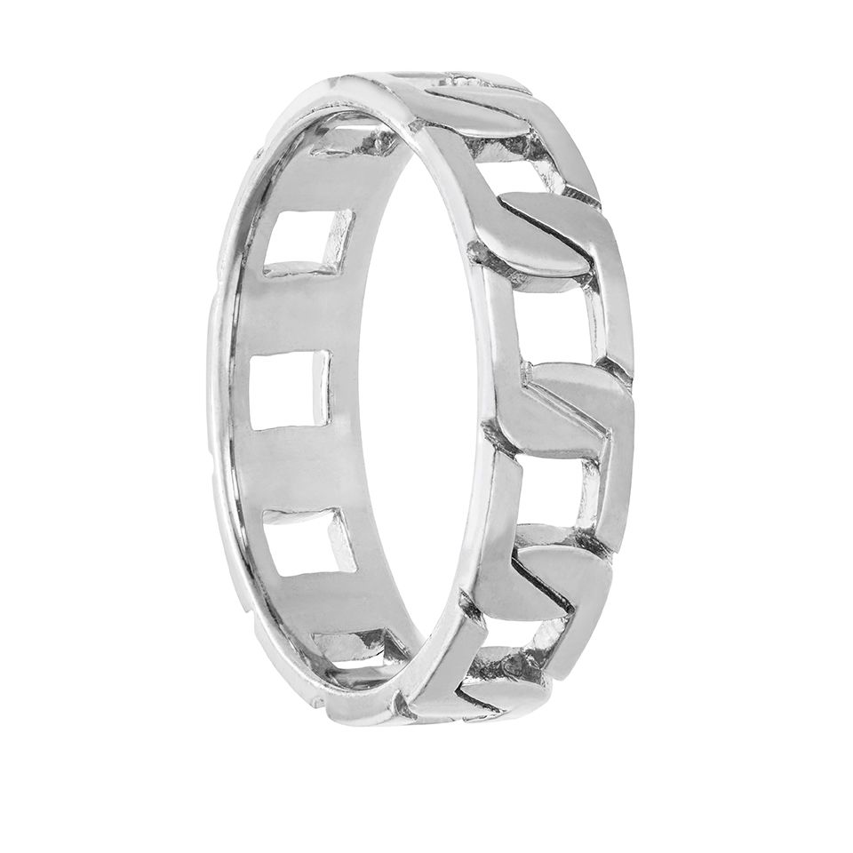 Ring i &auml;kta silver, 21.0