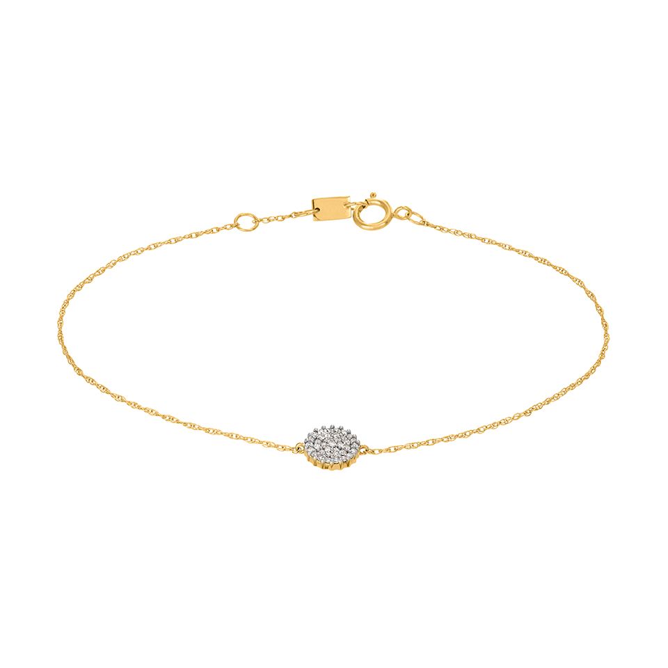 Diamantarmband i 18K guld