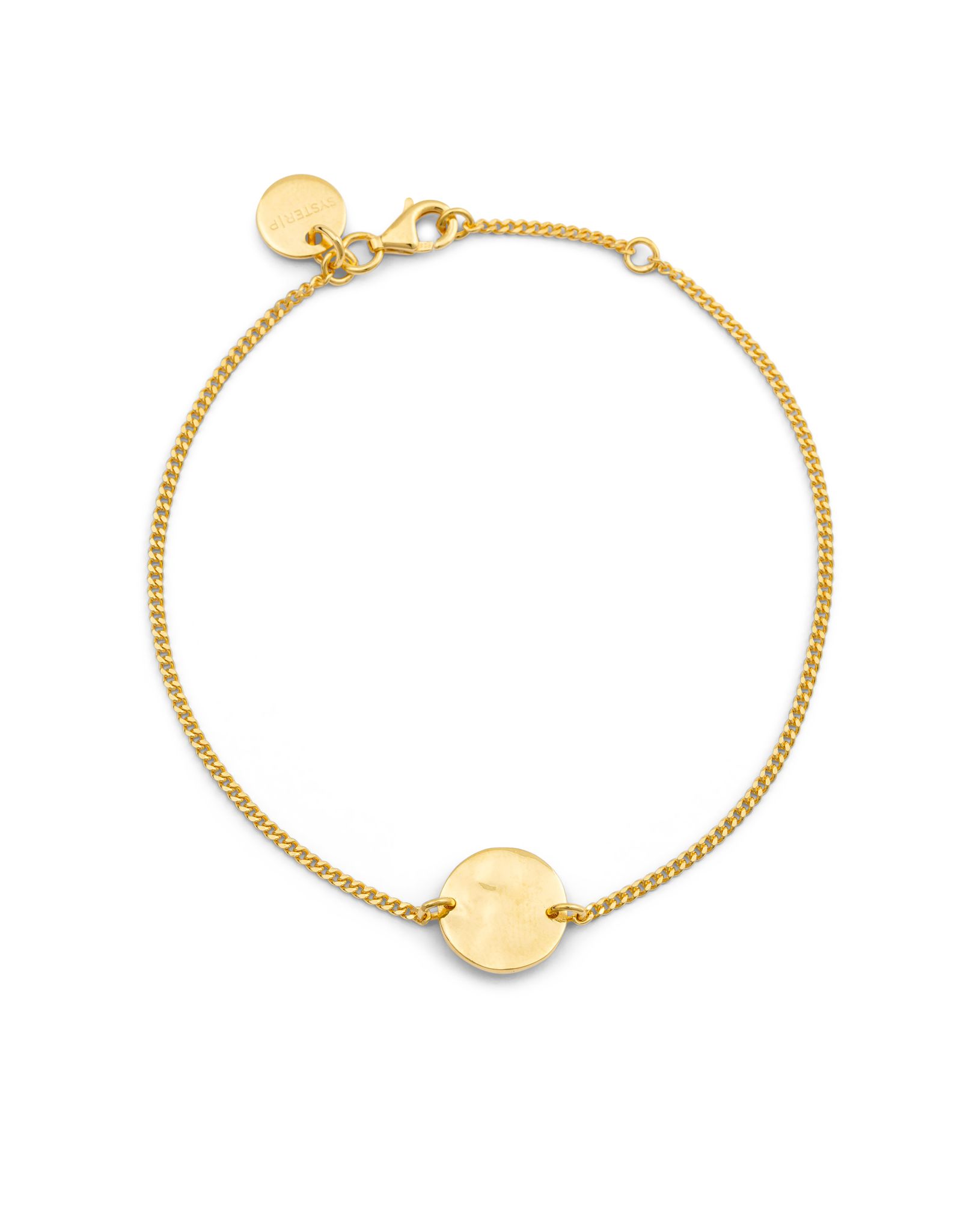 Armband Minimalistica i &aring;tervunnet &auml;kta silver