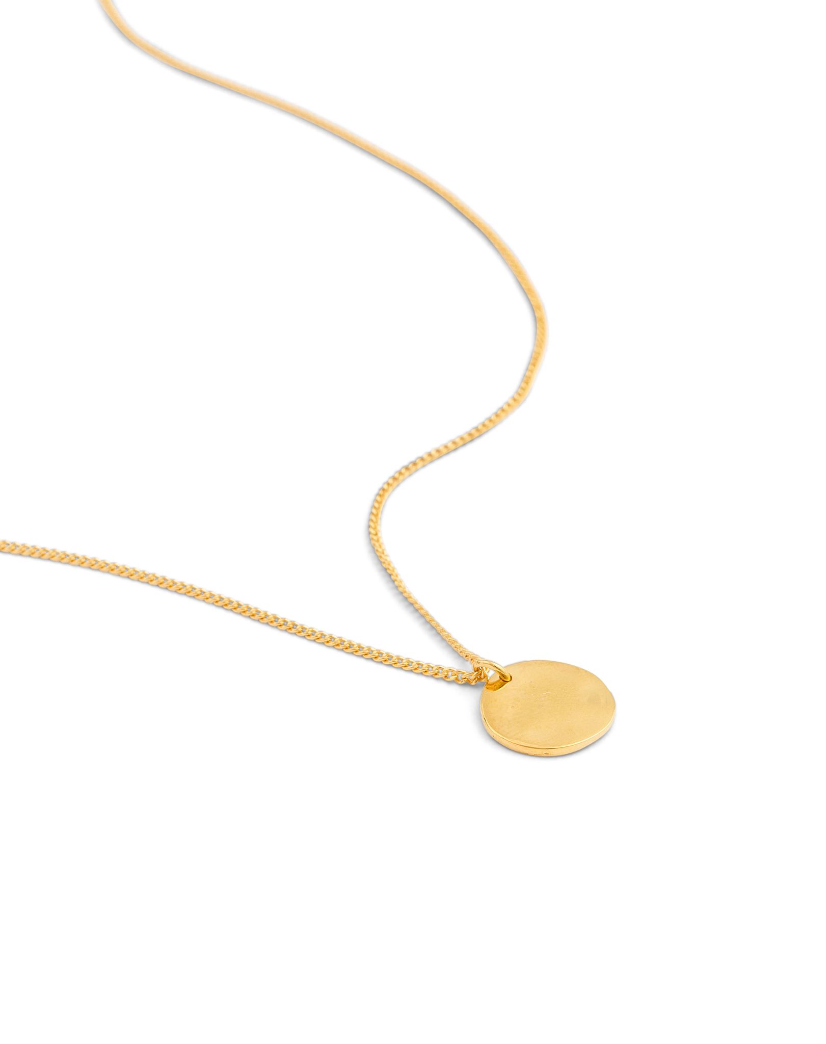 Halsband Minimalistica i &aring;tervunnet &auml;kta silver