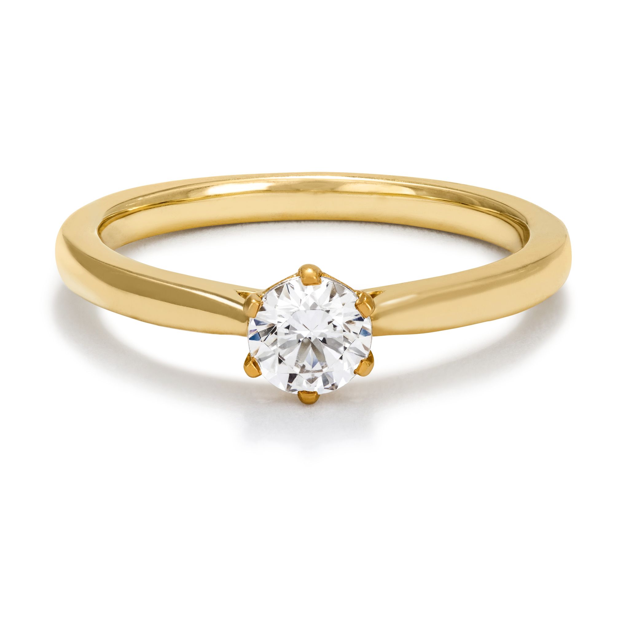 Ring med labbodlad diamant Polaris, 15.0