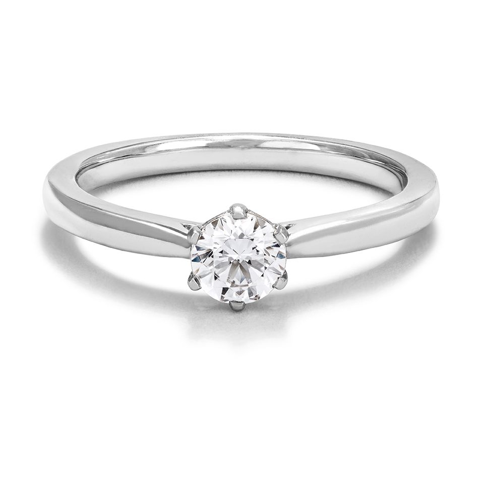 Ring med labbodlad diamant Polaris, 15.0