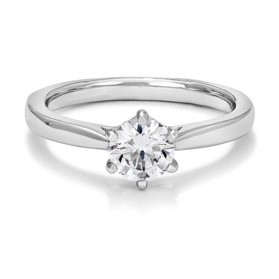Ring med labbodlad diamant Polaris, 15.0